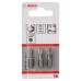 BOSCH 3-dielna sada skrutkovacích bitov Extra Hard (PZ) PZ1; PZ2; PZ3; 25 mm 2607001753