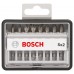 BOSCH 8-dielna sada skrutkovacích bitov Sx PZ Robust Line, verzia Extra Hard 2607002557