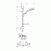 Hansgrohe CROMA 100 Sprchová kombinácie Multi / Ecostat S 0,65 m DN15, chróm 27054000