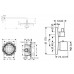 Hansgrohe Raindance AIR Tanierová hôr. sprcha 240 / Ecostat S / iBox, chróm 27122000