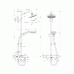 Hansgrohe CROMA 100 Showerpipe k vani EcoSmart DN15, chróm 27144000
