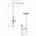 Hansgrohe Raindance E Showerpipe 420 mm, spŕch. rameno 400 mm, chróm 27149000