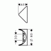 Hansgrohe Diel pre rohovú montáž pre Raindance Connect DN15, chróm 27158000