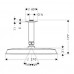 Hansgrohe Raindance C AIR Tanier. hôr. sprcha 240 prívod od stropu 100, chróm 27405000