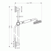 Hansgrohe AXOR CARLTON Sprchová sada DN15, chróm / zlato 27947090