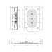 Hansgrohe Raindance Rainmaker 680 mm x 460 mm DN15 s osvetlením, chróm 28418000