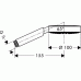Hansgrohe Raindance S 100 AIR 1jet Ručná sprcha DN15, chróm 28509000
