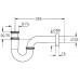 GROHE umývadlový sifón, chróm 28947000