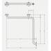 SAPHO SENIOR 301102034 Madlo do sprchy 670x670mm, biela