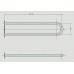 SAPHO SENIOR 301102054 Podperné madlo tvar U 600mm, biela