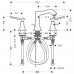 Hansgrohe METRIS C Trojotvorová umývadlová armatúra DN15, chróm 31073000