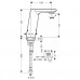 Hansgrohe METRIS S Elektronická um. batéria DN15 s prip na sieť 230V, chróm 31103000