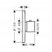 Hansgrohe Metris NEW Podomietková termostat. batéria chróm 31570000