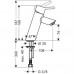 Hansgrohe Talis S2 Stojankový ventil, chróm 32130000