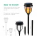 Solárne vonkajšie pochodeň LED FLAME, čierna 32849201891