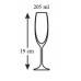 VETRO-PLUS poháre na víno, likér a sekty, 205ml, 6ks, 3344372