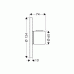 Hansgrohe AXOR STEEL Trio / Quattro Uz. a prep. ventil pod omietku, vzhľa. nerezu 35930800