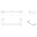 SAPHO TEXAS 372135 držiak uterákov 350x10mm, chróm