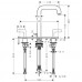 Hansgrohe Axor Citterio Tříot. umýv. arm. s ovl páčkami a krát. výtokom, chróm 39136000