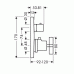 Hansgrohe Axor Citterio Termostat pod omietku s uzatváracím ventilom, chróm 39705000