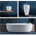LAUFEN IL BAGNO ALESSI One umývadlo 53x53 cm, samostatne stojaci, LCC 8.1197.2.400.109.1