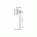 Hansgrohe AXOR CARLTON Kruh na uterák, chrom / zlato 41421090