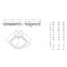Kaldewei FONTANA 594-1 sprchová vanička 80 x 80 x 2,5 cm, biela 444800010001