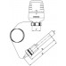 KORADO-T 5011 Termostatická hlavica kvapalinová s kapilárou 2 ma nádržkou 1/ 2"501175