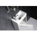 SAPHO latus 55510 umývadlo 45x2x23cm, lity mramor biele,