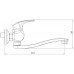 NOVASERVIS METALIA 57 Drezová alebo umývadlová nástenná batéria 150 mm chróm 57070/1,0