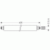 Hansgrohe Ohybná pripojovacia rúrka 600 mm DN20 58191000