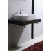 SAPHO ELSA 59701DB doska 80x44cm, otvor uprostred, dub tmavý