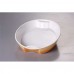 BANQUET oválna forma Gracia 33cm žlto-biela 60FP01533
