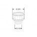KLUDI redukcia G 3 / 4 x G 1 / 2 chróm 6110505-00