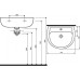 KOLO Nova Top umývadlo 59x48 cm s otvorom pre batériu 61160