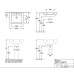 Villeroy & Boch Subway Umývadlo 600x470 mm, s prepadom, biela alpin 61366001