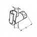 KLUDI Logo posuvný držiak pre nástenné tyče Logo chróm 7133705-00