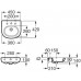 Roca Meridian umývadlo 45 x 42 cm 7327245000