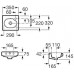 Roca Meridian Compacto umývadielko 35 x 32 cm 7327249000