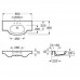 Roca Meridian umývadlo 85 x 46 cm 732724D000
