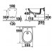 Gustavsberg Saval závesný bidet, biela  55x35, 5 7G430001