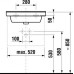 Jika CUBITO umývadlo 550 x 420 mm bez otvoru - biela H8104220001091