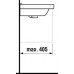 Jika CUBITO umývadlo 550 x 420 mm bez otvoru - biela H8104220001091
