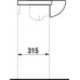 Jika LYRA PLUS Umývadlo do nábytku 70x48cm bez otvoru H8133850001091