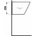 LAUFEN IL BAGNO ALESSI dOt Umývadlo 74x49 cm s 1 otvorom, LCC, 8.1290.5.400