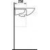 Jika MIO Polozápustné umývadlo 55cm s otvorom JikaPerla 816711