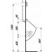 LAUFEN IL BAGNO ALESSI ONE Urinál vrátane montážnej sady, bez mušky, LCC, 8.4097.5.400.000
