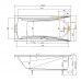 TEIKO Vaňa Etna obdĺžniková 180 x 80 cm - HTP systém ECO AIR V212180N04T02221