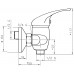 NOVASERVIS TITANIA IRIS sprchová nástenná batéria 100 mm chróm 92064 / 1,0