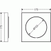 Hansgrohe AXOR Predlžovací rozeta 172 x 172 mm, chróm 97407000